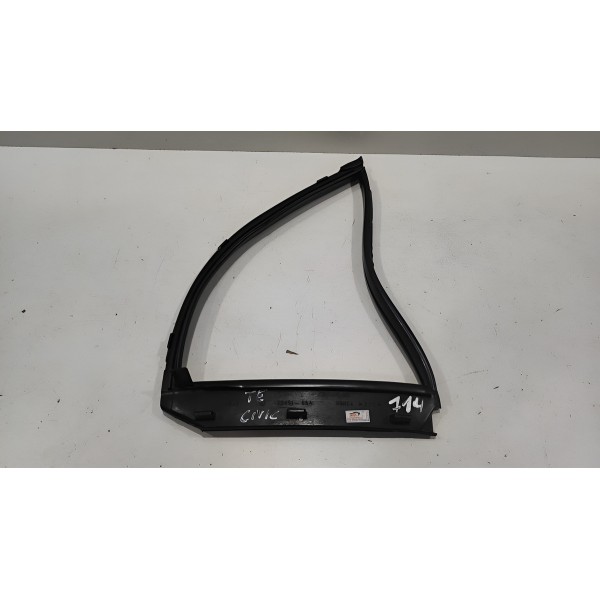 Borracha Guarnição Vidro Fixo Trase Esquerdo Civic 2002 Á 06
