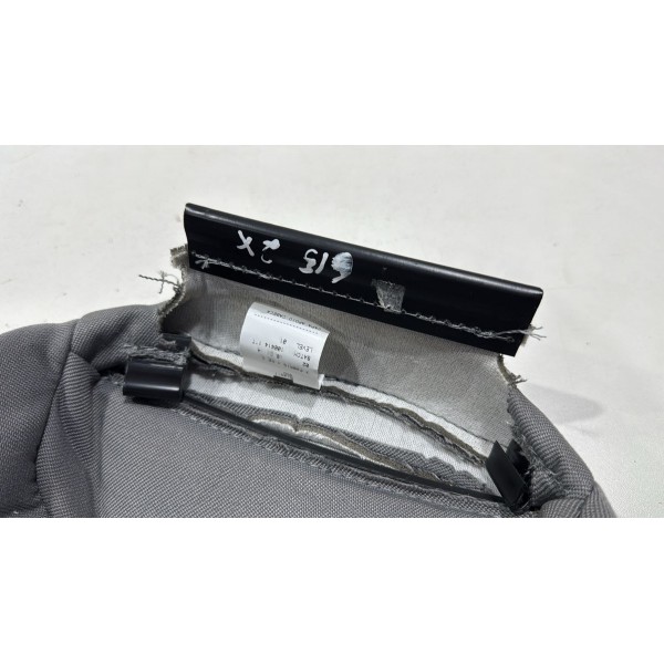 Capa Apoio De Cabeça Banco Dianteiro Gm S10 2012 Á 2016 Cinza