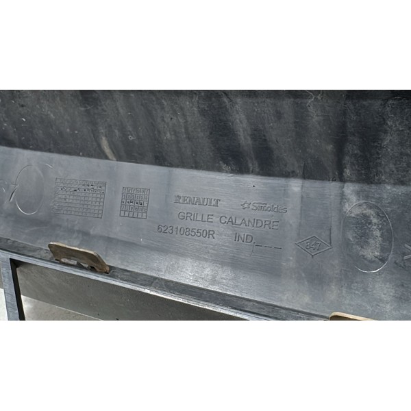 Grade Dianteira Sandero Logan 2020/2024 Original 623108550r - Preto - 1