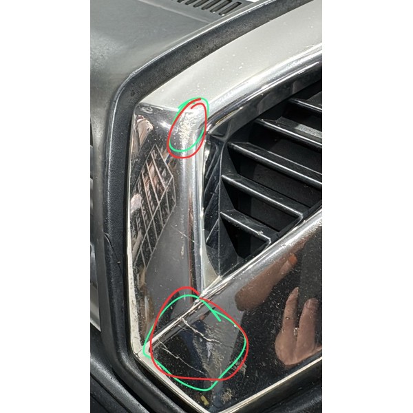 Grade Dianteira Sandero Logan 2020/2024 Original 623108550r - Preto - 1