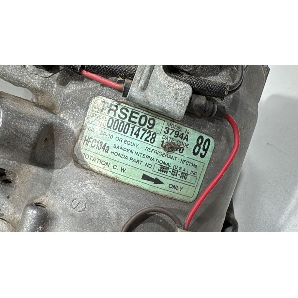 Compressor Ar Condicionado Honda Crv 2013/2016 38800r6a0040