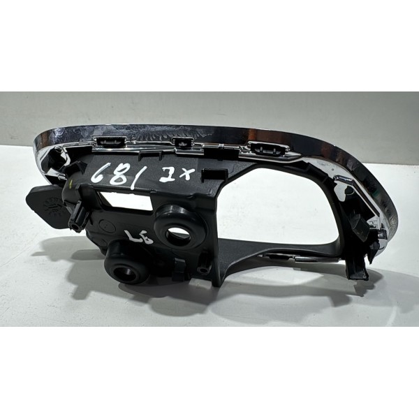 Moldura Maçaneta Interna Esquerda Honda Hrv 2017 2018 19 Preto Dianteira