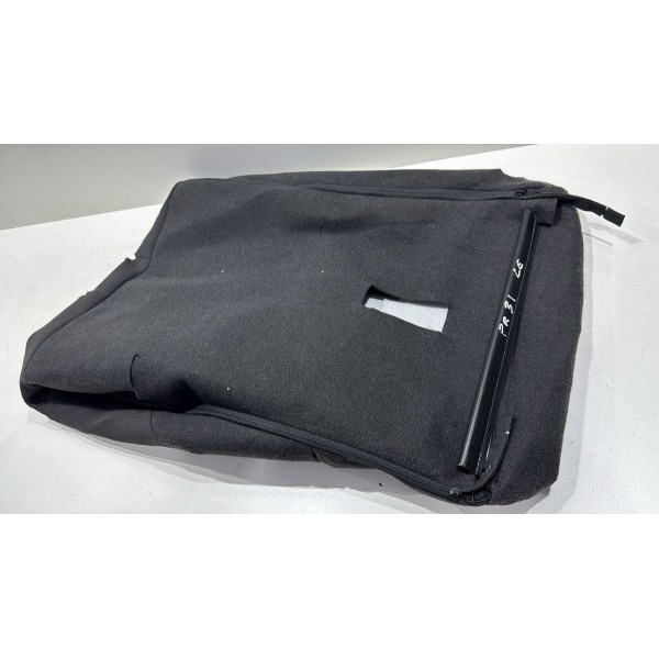 Capa Banco Traseiro Encosto Esquerdo  Tracker 2021 Tecido Cinza