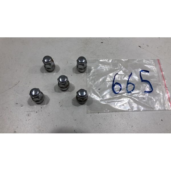 Kit 5 Porca Polca Roda Honda Crv 2.0 2013 2014 Original