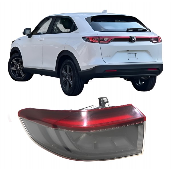 Lanterna Led Traseira Conto Esquerdo Hrv 2023 2024 2025 - Esquerdo/motorista - Vermelho