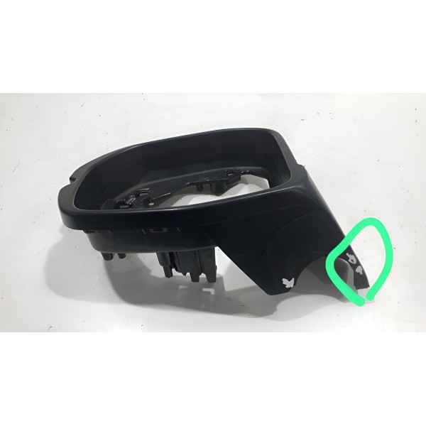 Aro Moldura Esquerdo Retrovisor Hrv 2023 2024 2025 Original Preto