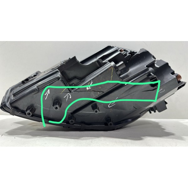 Farol  Direito Led Jeep Compass 1.3  2021/2024 Avaria P/peça Direito/passageiro