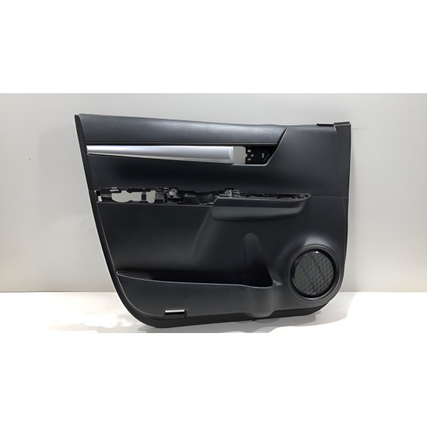 Forro De Porta Dianteiro Esquerdo Toyota Hilux 2017 Á 2018 - Preto