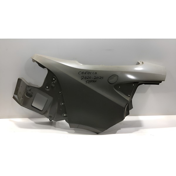 Retalho Lateral Traseira Direita Toyota Corolla 2020 Á 2025 Preto