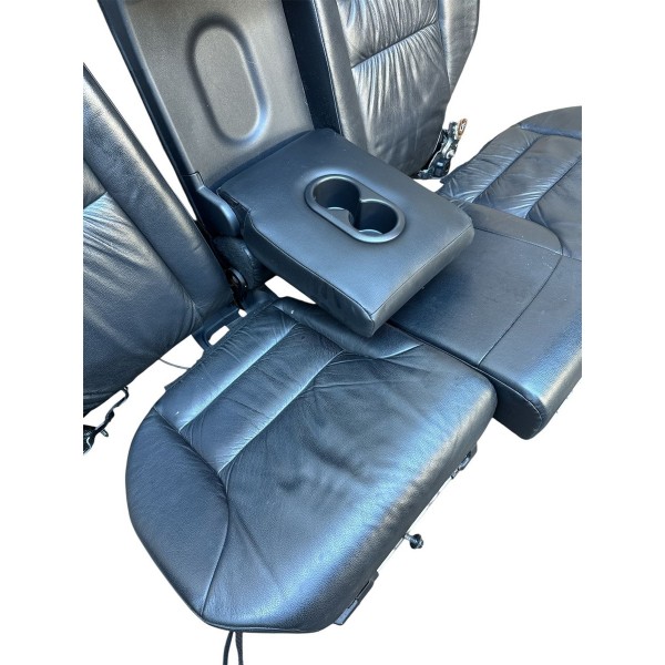 Jogo Banco Couro Honda Crv 2013 A 2016 Usado Original Preto