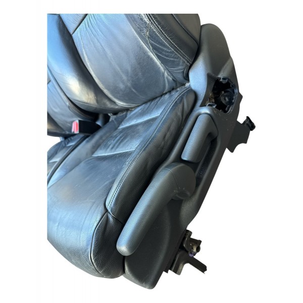 Jogo Banco Couro Honda Crv 2013 A 2016 Usado Original Preto