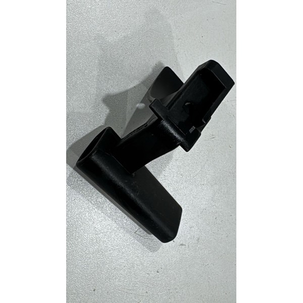 Manopla Regulagem Altura Volante Captur 2017 Á 2021 Preto Lisa