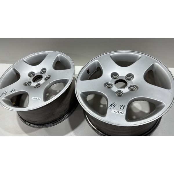 Jogo Roda Audi A4 Aro 16 1998 A 2000 Preto