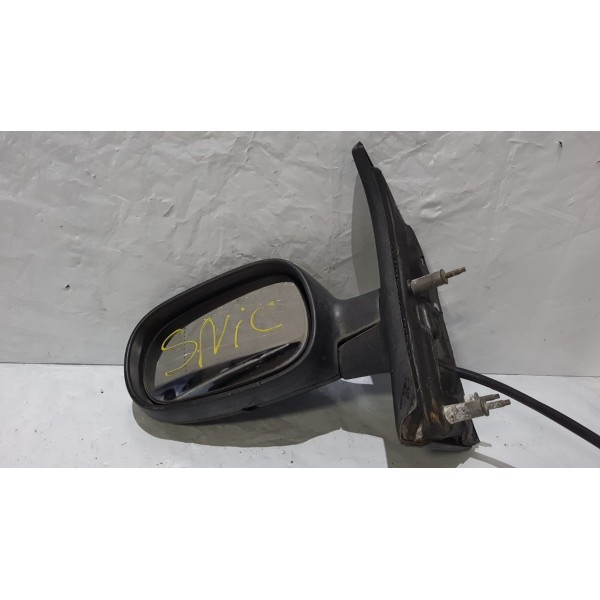 Retrovisor Esquerdo Manual Renault Scenic 1999/2007 Original