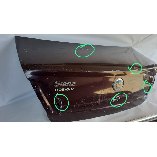 Tampa Traseira Porta Malas Fiat Siena 2005 2006 2007 2008..