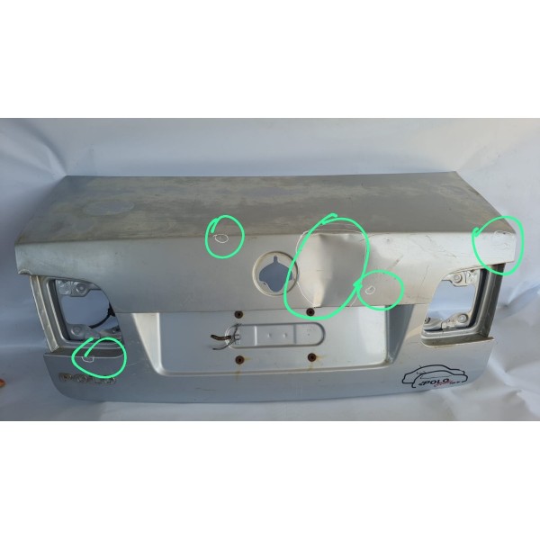 Tampa Traseira Porta Malas Volkswagen Polo Sedan 2005 2006