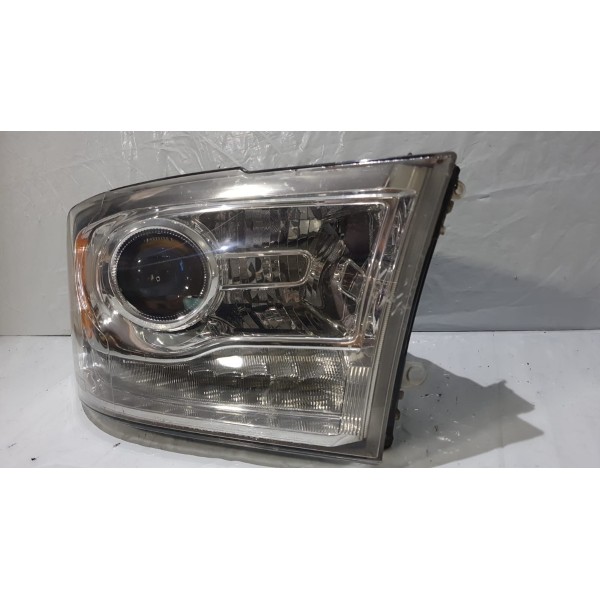 Farol Led Dodge Ram 2015 2016 2017 2018 Direito Com Detalhe