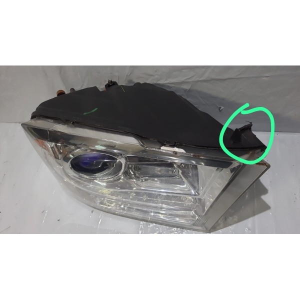 Farol Led Dodge Ram 2015 2016 2017 2018 Direito Com Detalhe