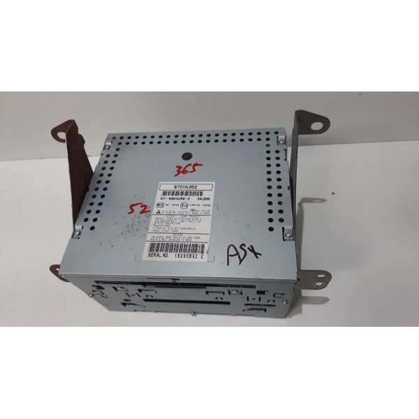 Leitor Cd Mitsubishi Outlander Asx 2010 Á 2016 Orig 8701a352