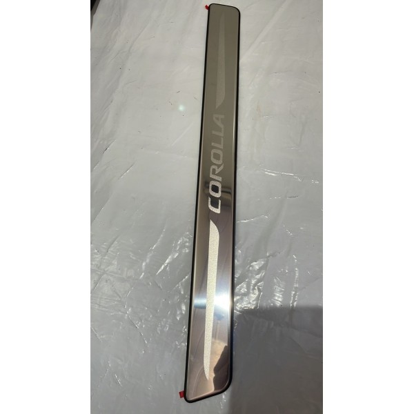 Soleira Alumínio Dianteira Esquerd Toyota Corolla Pz02412011