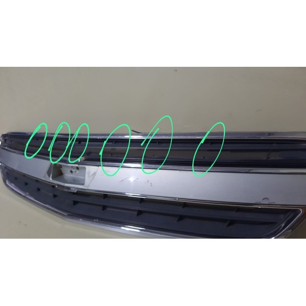 Grade Meriva 2009/2012 Com Friso Cromado Original 94716518