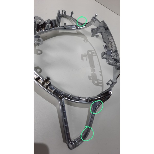 Moldura Cromada Volante Duster Original 2021 Á 2023 3116113
