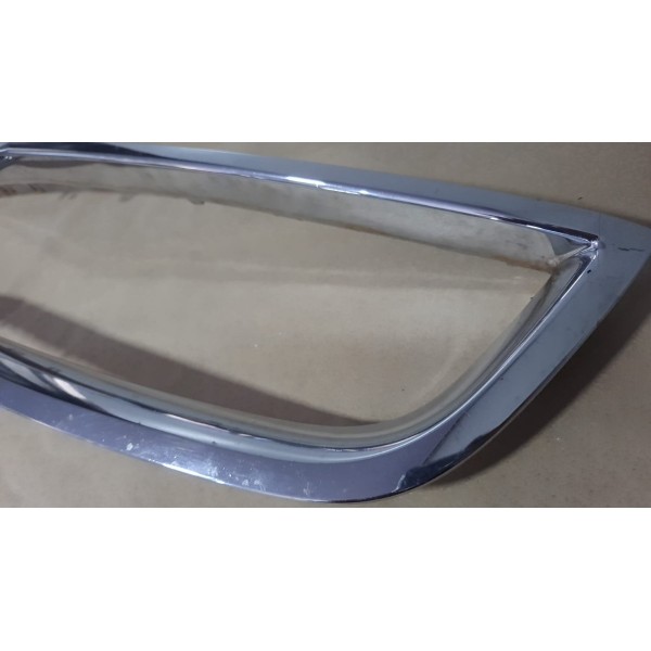 Moldura Cromada Grade Inferior S10 2012/2015 Original Detalh