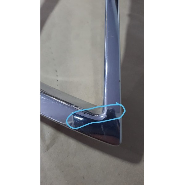 Moldura Cromada Grade Inferior S10 2012/2015 Original Detalh