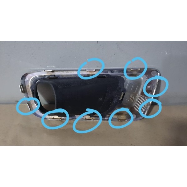 Moldura Farol Milha Esquerdo S10 2012-2016 Com Detalhe